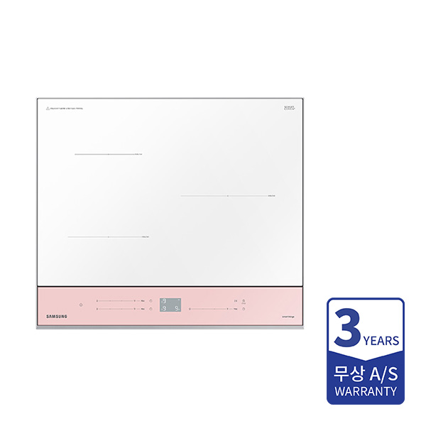 [삼성] 비스포크 3구 인덕션 빌트인 클린 핑크