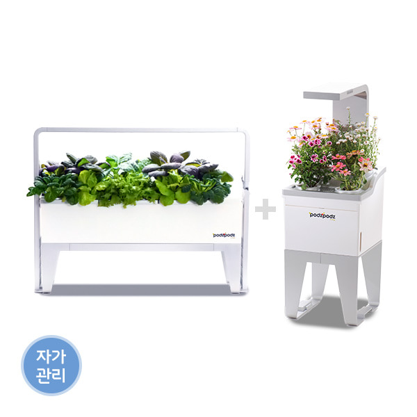 [파쯔파쯔] 가정용 LED 식물재배기 더블 패키지 (미니+베이직)